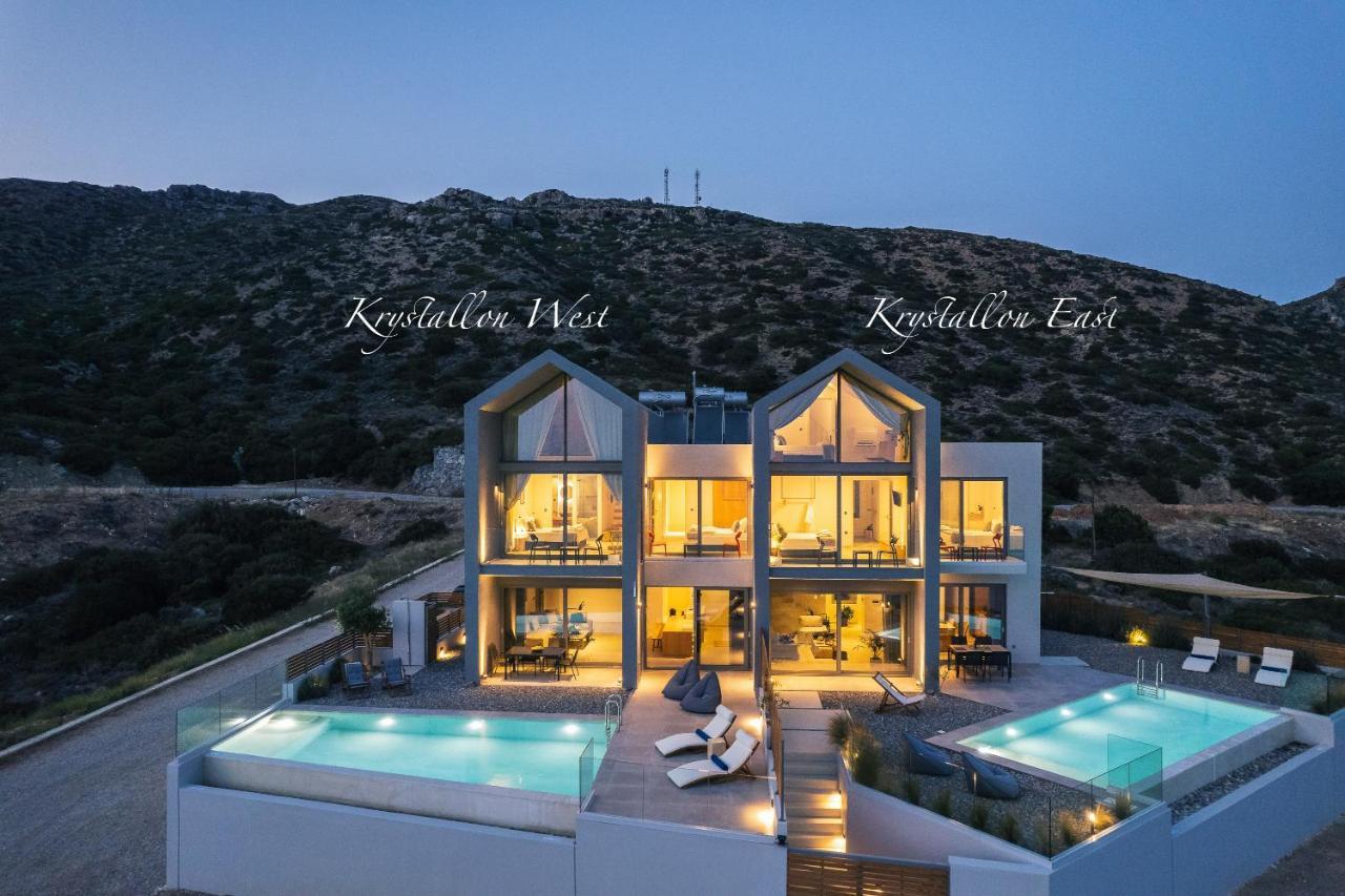 Krystallon Villas 帕琉乔拉 外观 照片
